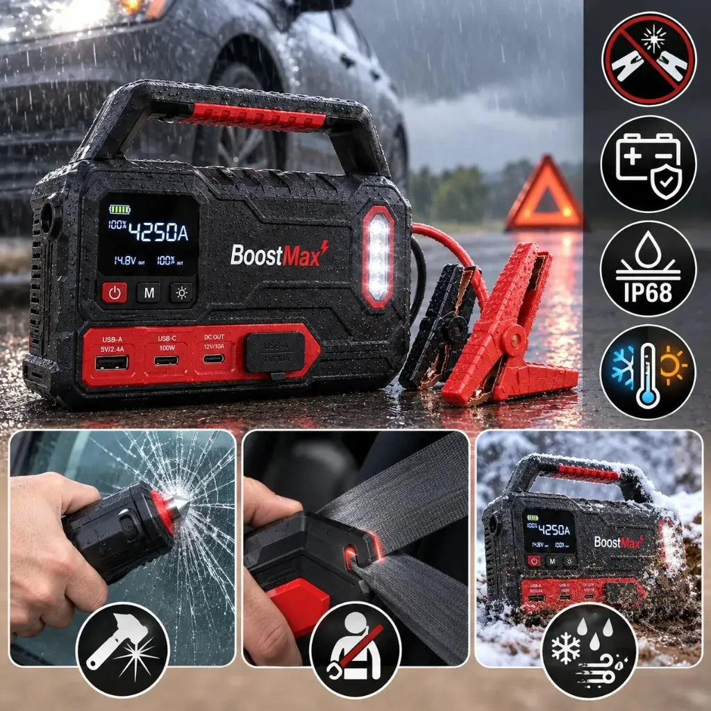 BoostMax — ochrona IP68 i pełne bezpieczeństwo